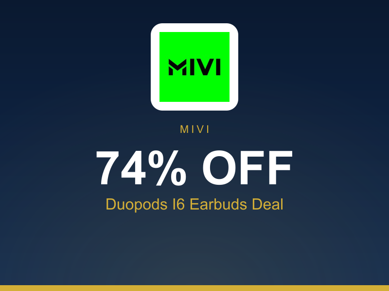 Duopods I6 Earbuds Deal product view