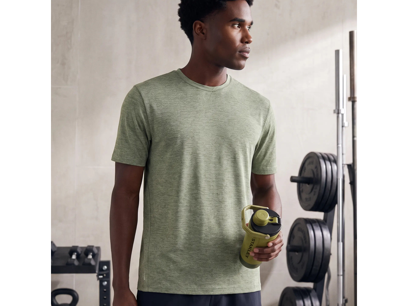 CoolMax Active T-shirt - Sage Green Melange at 23% Off product view