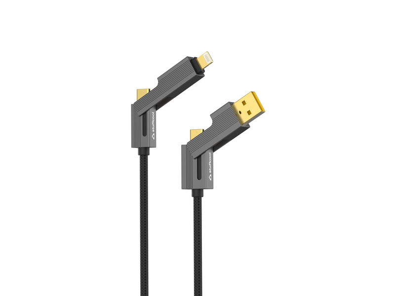 Quad Pro Max 4 In 1 Cable 240W With E-Marker Chip 1.5M at 75% Off product view