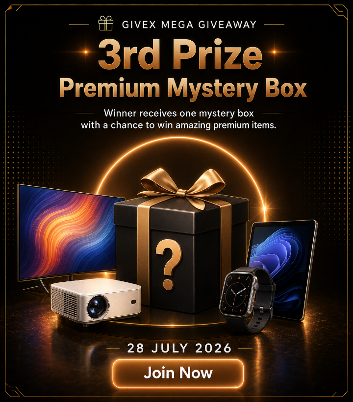Third Prize: Premium Mystery Box